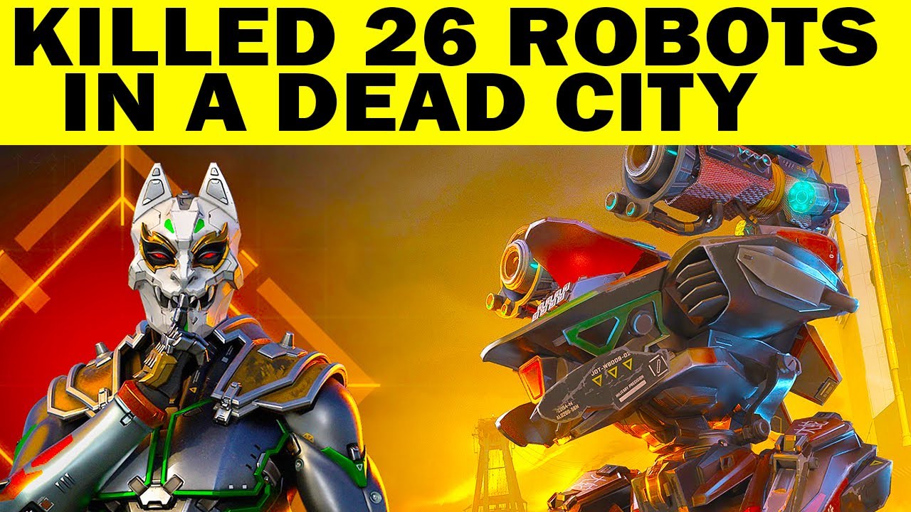 KILLED 26 ROBOTS IN A DEAD CITY | FREE FOR ALL | WAR ROBOTS