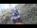 Session d'enduro en Quad Kymco MXU 300