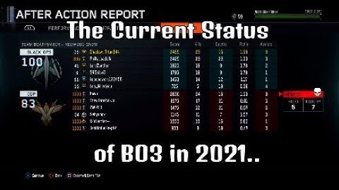 The Current Status of BO3 in 2021..