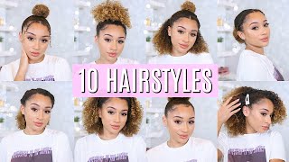10 *EASY* Hairstyles for Curly Hair
