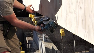 CLT Installation Queens Park Studio, Sydney Australia. (Cross Laminated timber)
