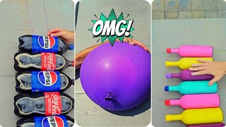 🎈Breaking Glass Bottles and Balloon Drops! Crushing Crunchy & Soft Things!🔥 screenshot 2