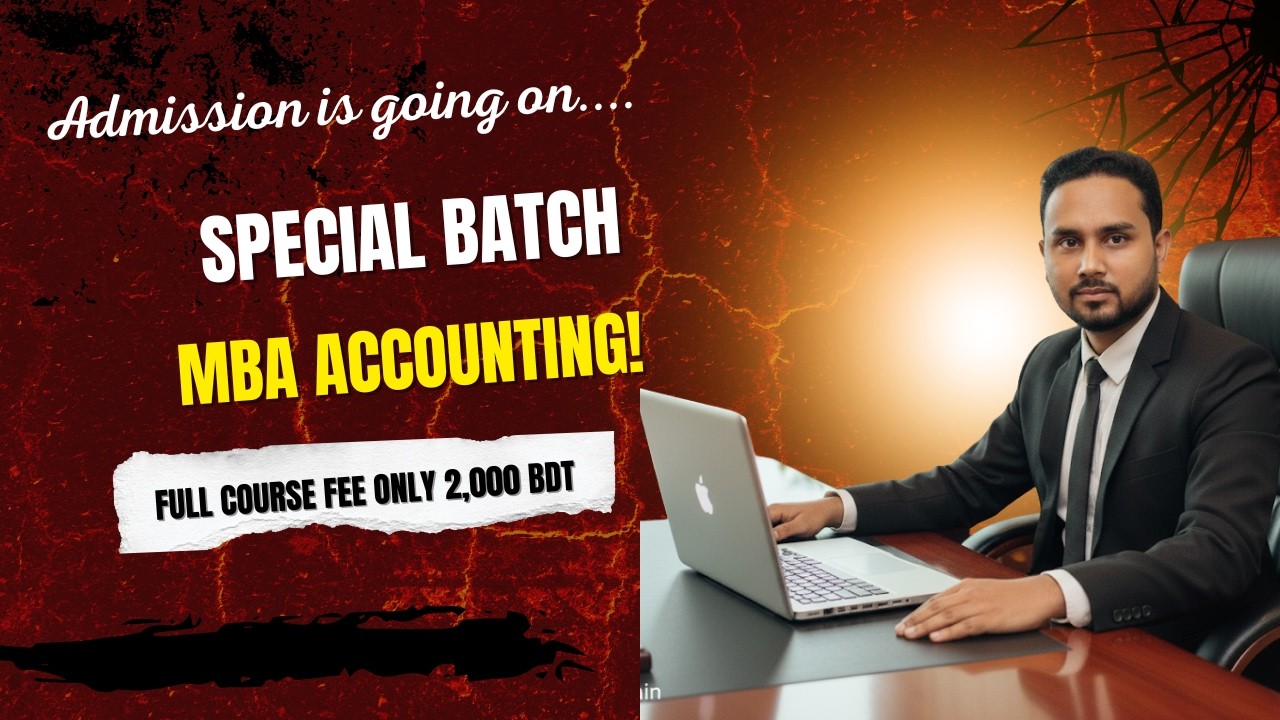 MBA Accounting Full Course Program | Complete Syllabus + Exam Preparation | 2026 