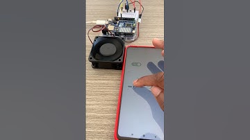 12V DC Fan Controller with Arduino UNO R4 Wifi using Blynk IoT Cloud #Genie #arduino