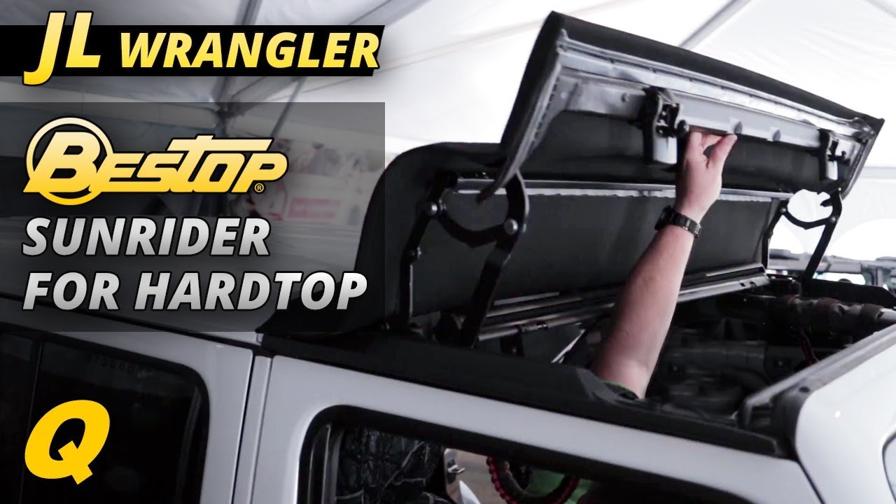 Bestop Sunrider for Hardtop for Jeep Wrangler JL & Jeep Gladiator JT -  YouTube