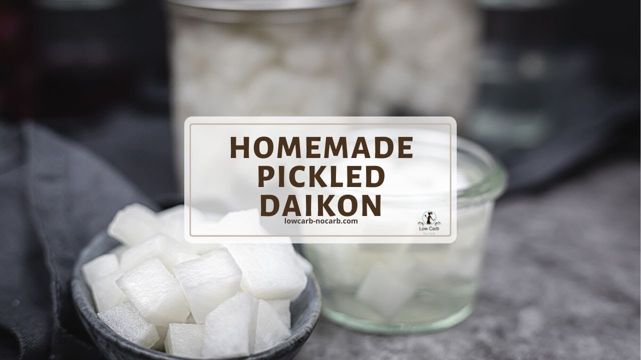 Pickled Daikon Radish Recipe - YouTube