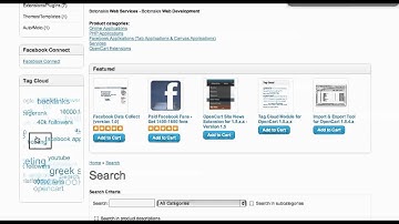 HTML5 Tag Cloud with 3D Animation OpenCart Extension - botonakis.com
