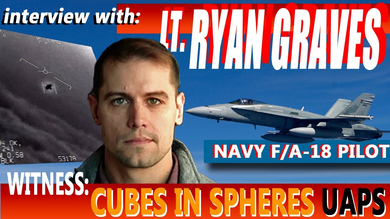 Red Ripper LT Ryan Graves: Hundreds of UAP Cube in Spheres #uap #ufo # ...