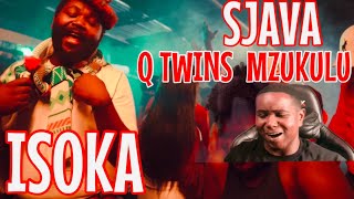 AMERICAN REACTS TO SJAVA, Q TWINS & MZUKULU - ISOKA