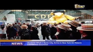 IEC students arrive in New York on historic Educational Excursion