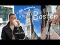 Boston vlog  a chilly weekend in boston walk through beacon hill tatte bakery  trader joes trip