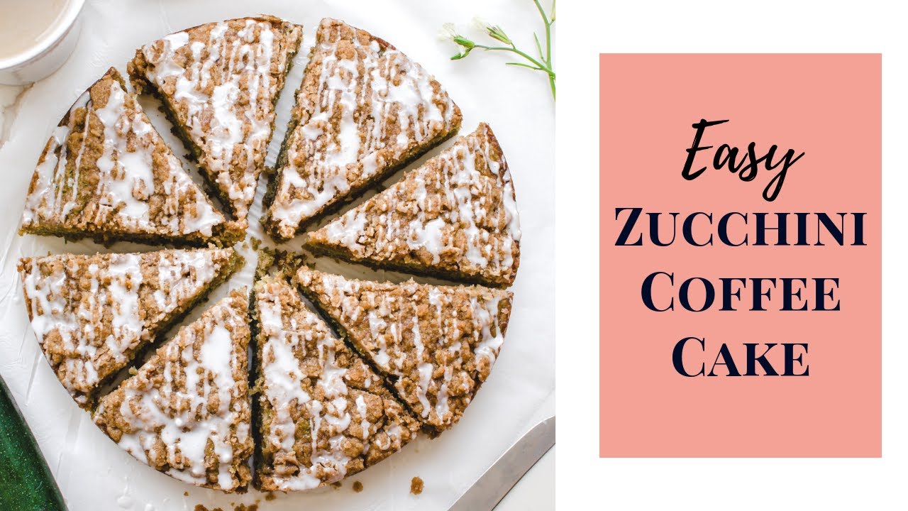 Easy Zucchini Coffee Cake