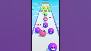 Ball Run 2048 - 54 Gameplay Walktrough Android iOS
