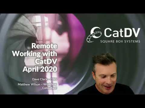 CatDV Remote Working Webinar