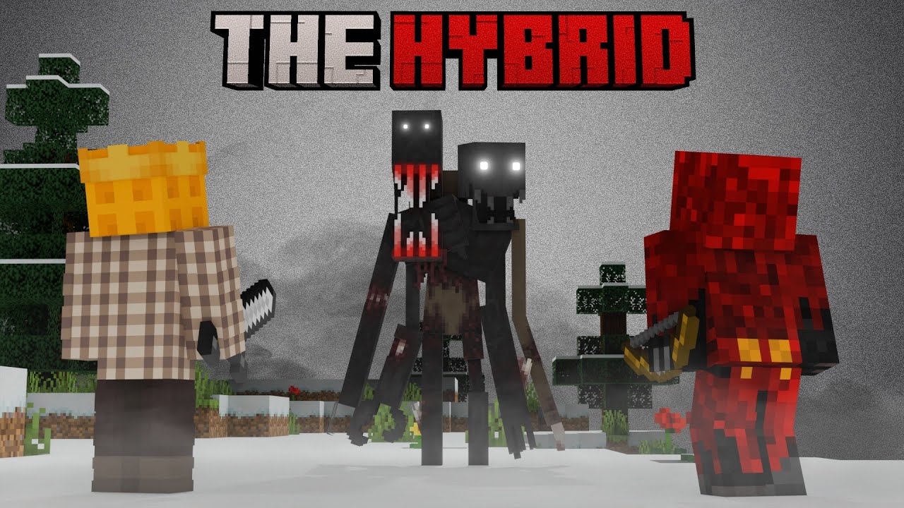 This NEW Horror Mod is SCARY.... Minecraft: The Hybrid - YouTube