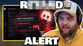 The Quartering Deletes Paid Discord | SCAMS His Own Fans & Gets CAUGHT Faking Death Threats