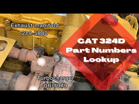 CAT 324D Excavator Part Numbers & Equipment Tour Inspection