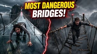Top 5 Most Dangerous Bridges In The World 😱 | Bridges You’ll Be Scared To Cross