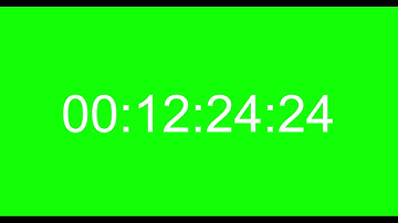 Green - 3 Hour Timer - 3 Hour Counter - 3 Hour Timecode