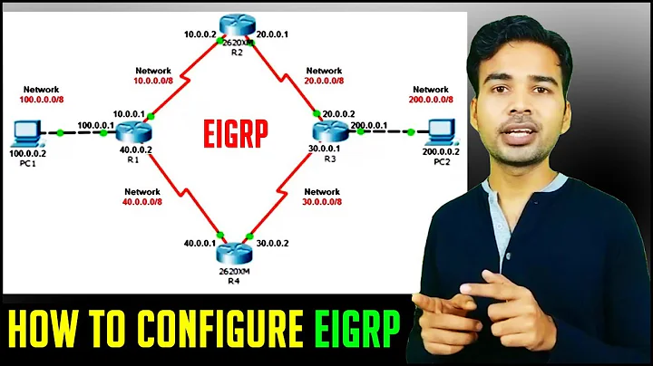 How to configure EIGRP in Packet Tracer | Routing Part 5 | CISCO CCNA Training 2018