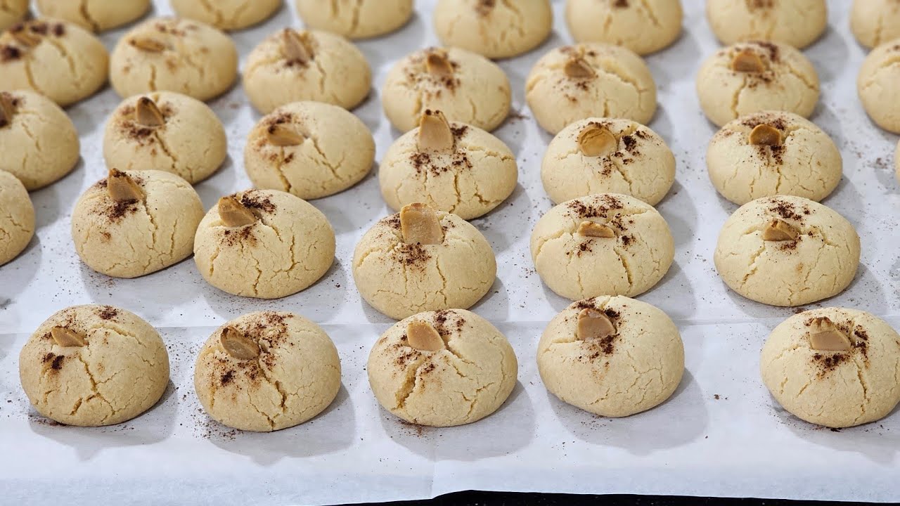 מתכון רייבה מרוקאית-(עוגיות חול)Moroccan cookie ghribia