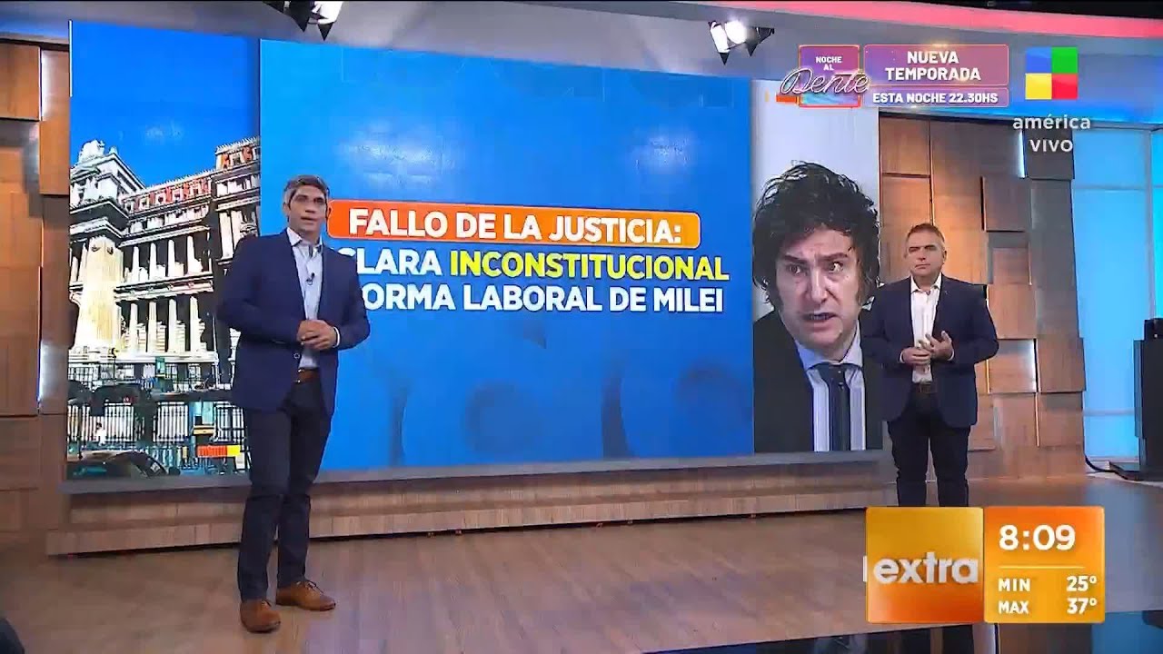 Fallo de la Justicia: declara inconstitucional la reforma laboral - YouTube
