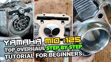Paano mag TOP OVERHAUL ng YAMAHA MIO i125 | Top Overhaul Tutorial Yamaha Mio i125 | Engine Refresh