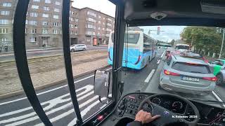 Driving Scania omnilink in Tallinn