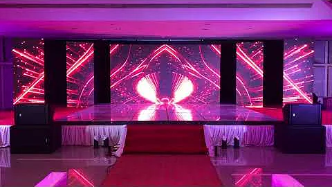 Wedding LED Wall Stage | Special Entry | Confetti Blast | Sangeet Party