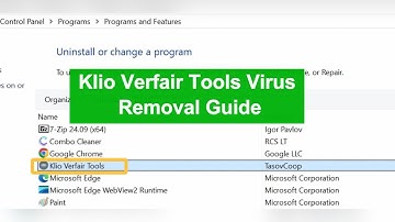 How to Remove Klio Verfair Tools from Windows?