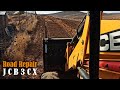 JCB 3CX Repairing And Leveling Village Road
