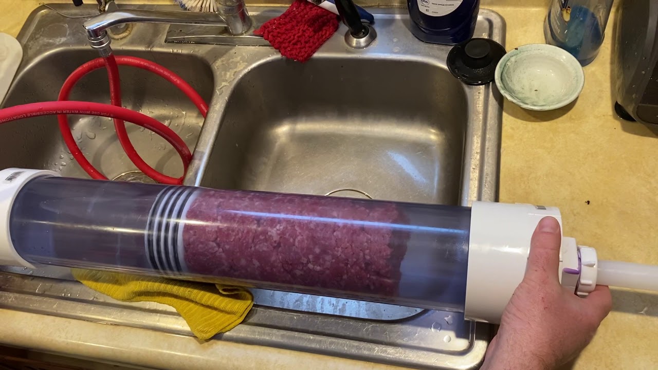 how to clean hand crank sausage stuffer