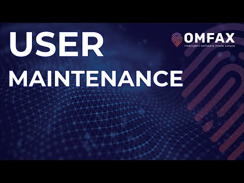 User Maintenance Overview - Keyfax Administration