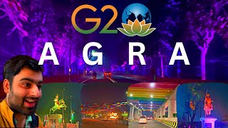 Agra Is Ready For G20 || G20 Preparation Agra Reaction Vlog