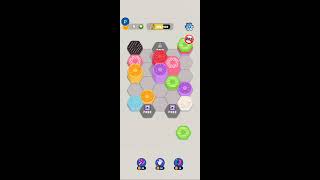 Donut 🍩🍩 stack sort Android cool gameplay ❤️💕🥰🥰❤️❤️💕💕🥰😄