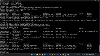 Create 5 Containers: MySQL, Apache, Nginx, Ubuntu and Redis
