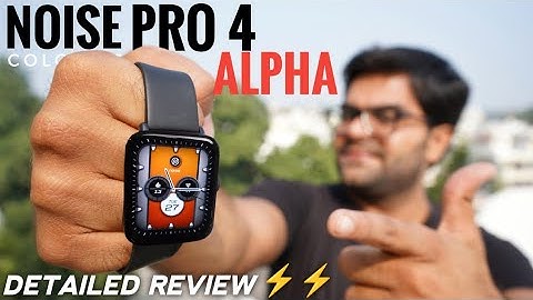 Noise ColorFit Pro 4 Alpha Bluetooth Calling Smartwatch with Amoled Display & Functional Crown ⚡⚡