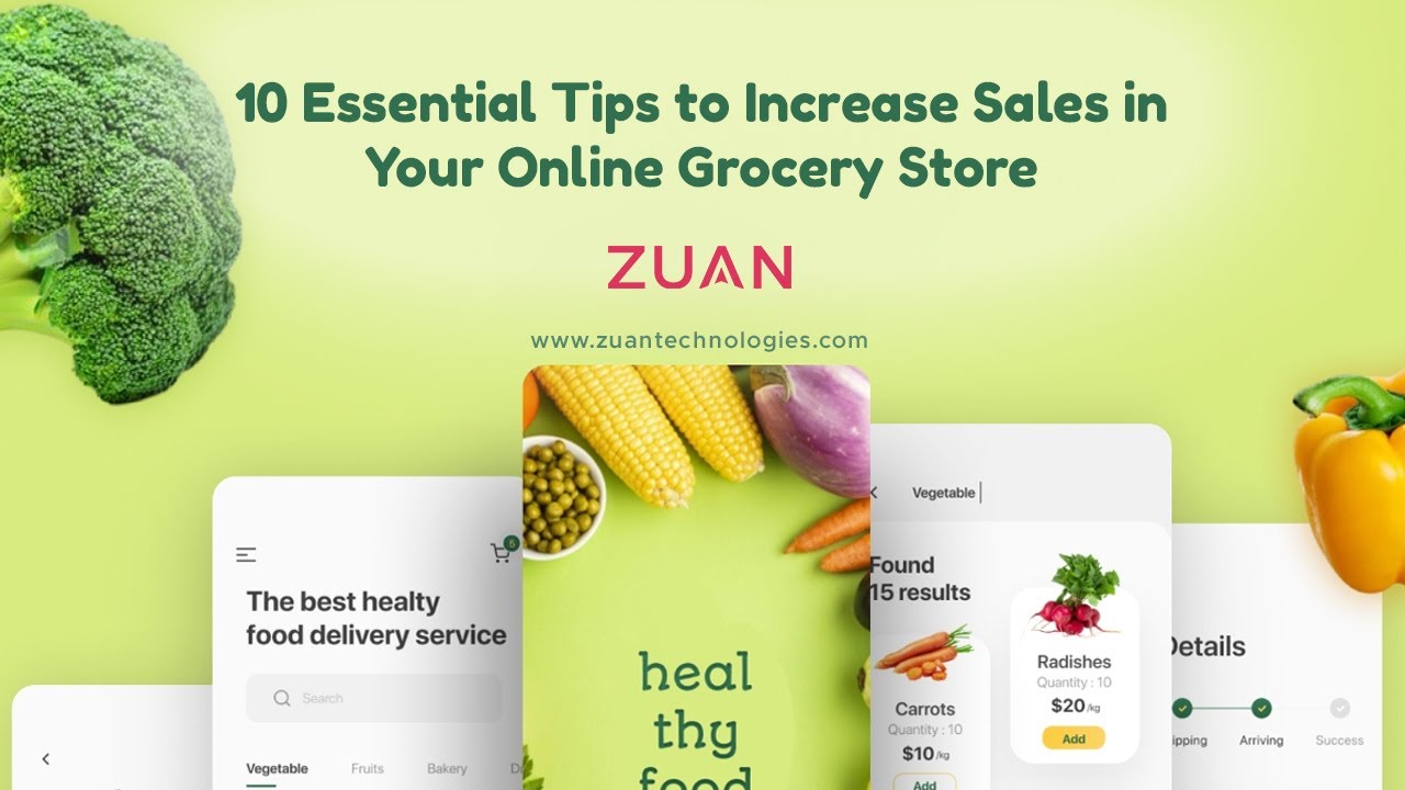 10 Tips to Boost sales in your online grocery store - YouTube