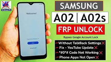 Samsung A02 | A02s Frp Bypass/Unlock Google Account Lock Without PC - Talkback Not Working 2025