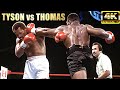 Mike tyson vs pinklon thomas  knockout highlights boxing fight  4k ultra