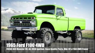 1966 Ford F100 4WD Short Bed MONSTER Truck, Fresh 460 V8 w ALL MSD Ignition & Race Quality Parts