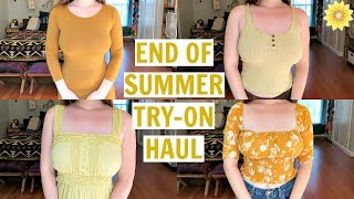 END OF SUMMER TRY-ON HAUL