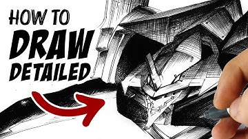 How to DRAW DETAILED | Crosshatching Tutorial | Drawlikeasir