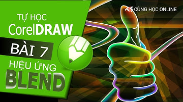 Tutorial CorelDraw: Hiệu ứng Blend trong CorelDraw - Bài 7