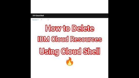 How to delete cloud resources using cloud shell #ibmcloud #googlecloud #aws #cloudtechnology #gcp