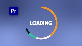 loading screen circular progress bar in premiere pro 2022