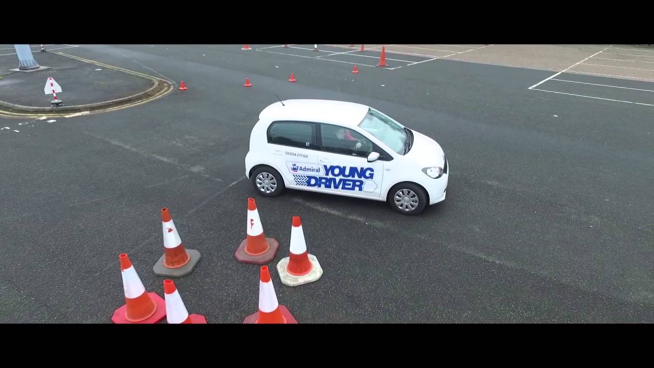 Young Driver Gateshead Aerial Footage