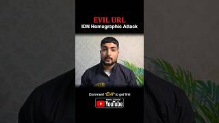 IDN Homographic Attack In Cybersecurity #attack #homographyattack #cybersecurity #hacking