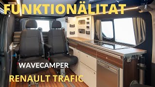 Wavecamper Renault Trafic - FUNKTIONALITÄT (de)
