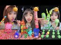 ASMR Sweet Candy 🍡Super Cute Princess Toys🧩Refreshing Cool Jelly 🍇🍑189 #candy #snacks